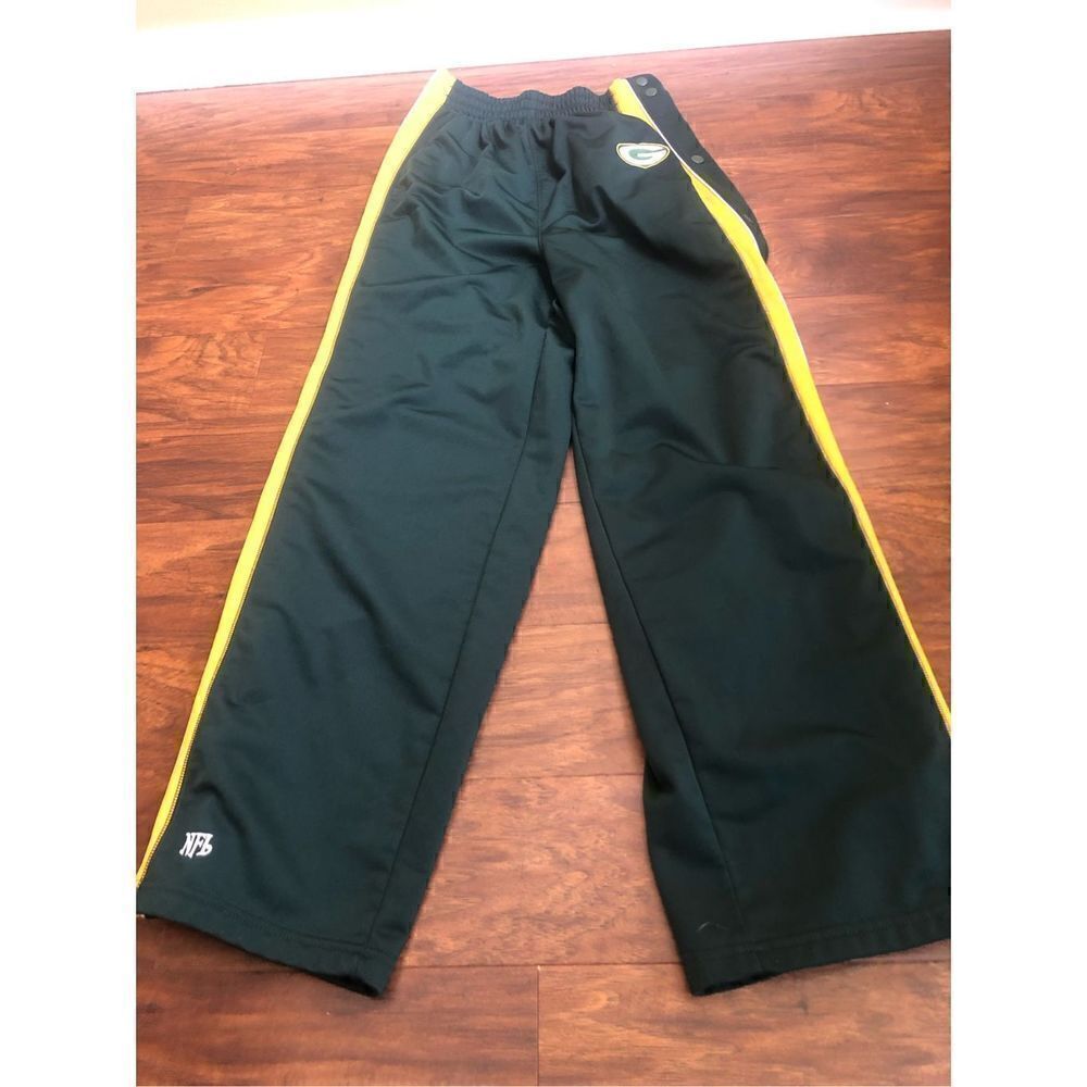 Vintage NFL Green Bay Packers Youth snap sweatpants size L 16/18